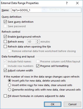 excel scraping tools