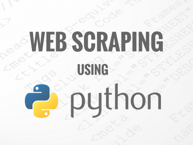 Web scraping python