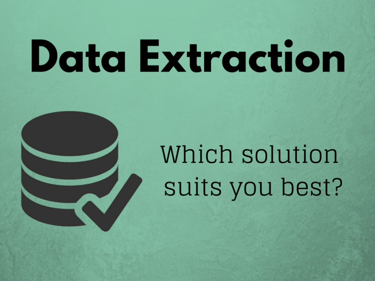 Things to Consider when Evaluating Options for Web Data Extraction