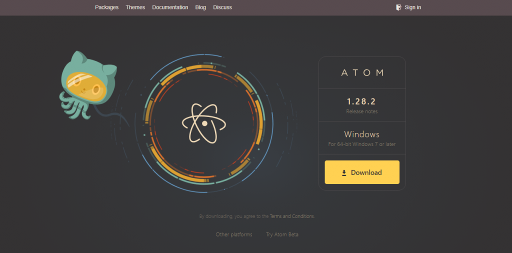 Atom Webpage