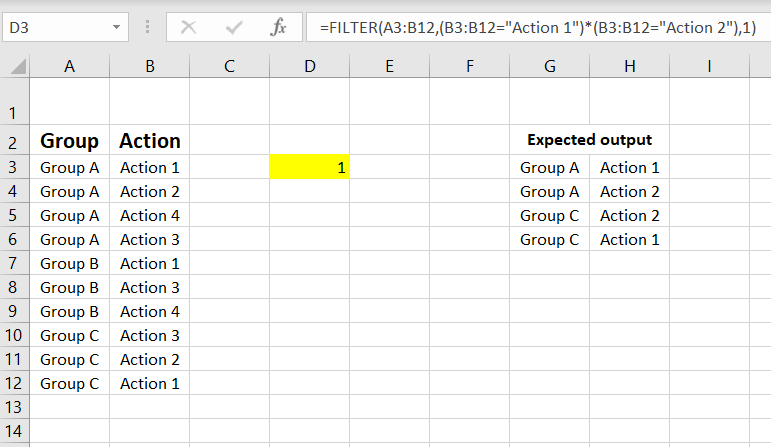 	Use the Excel Filter function to scrape data
