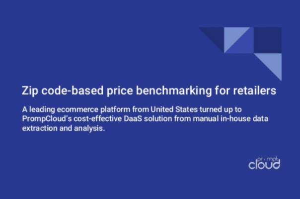 Zipcode based price benchmarking for retailers