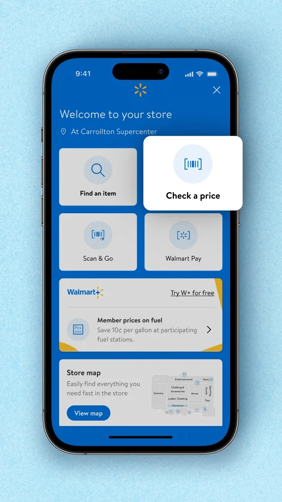 Walmart Price Check Scanners