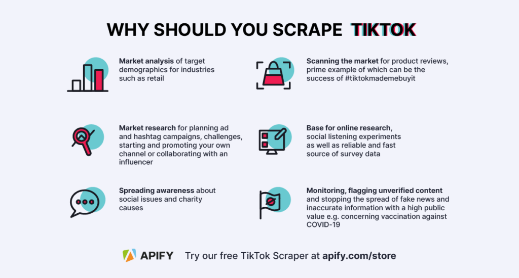 why scrape tiktok