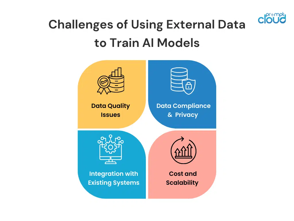 Challenges of Using External Data to Train Al Models