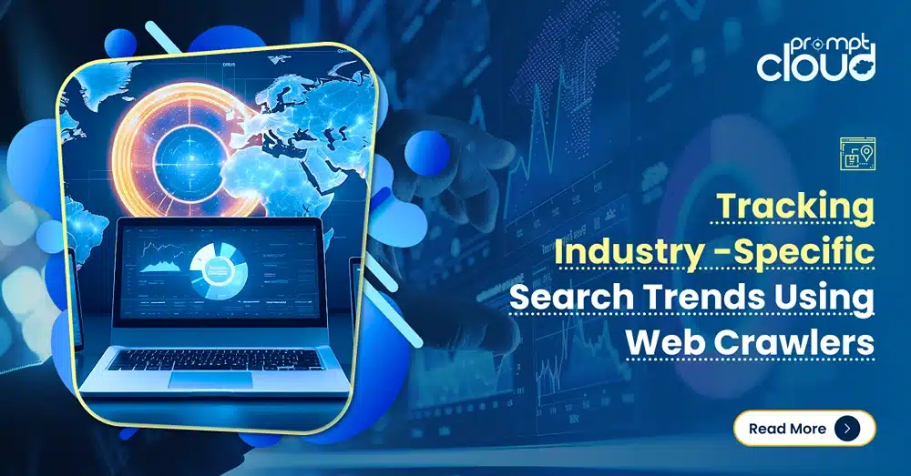 How a search engine crawler monitors keyword rankings and industy-specific trends