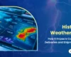 historical weather data by zip code for timely shipments