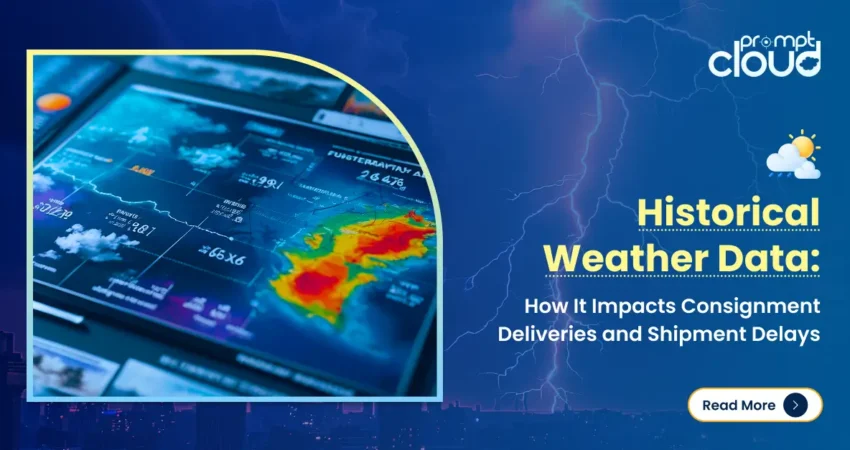 historical weather data by zip code for timely shipments