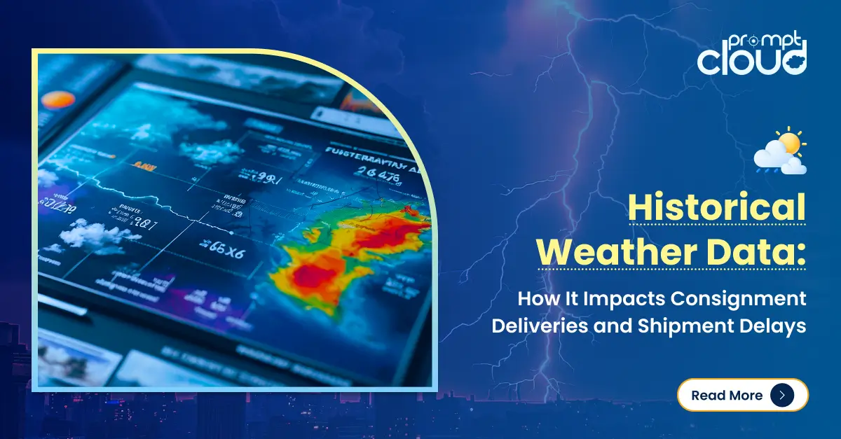 historical weather data by zip code for timely shipments