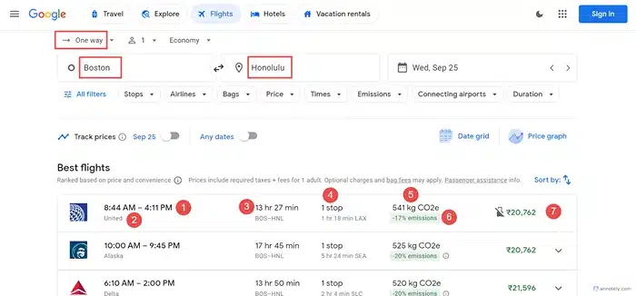 What Flight Data Can You Extract from Google Flights