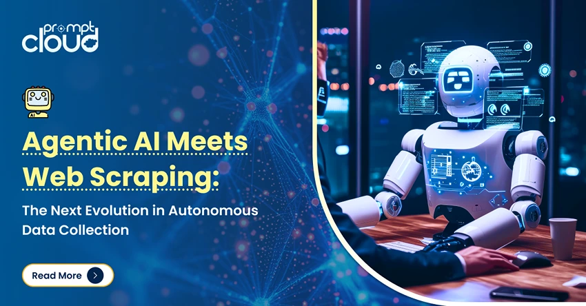 Agentic AI and web scraping service