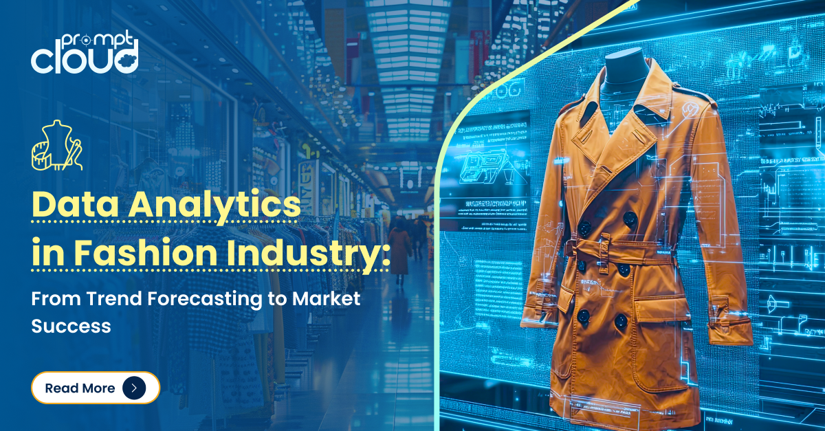 Fashion data analytics dashboard showing real-time market trends