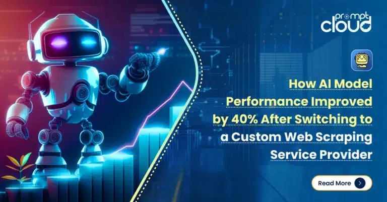 Custom data pipeline for AI model training with web scraping