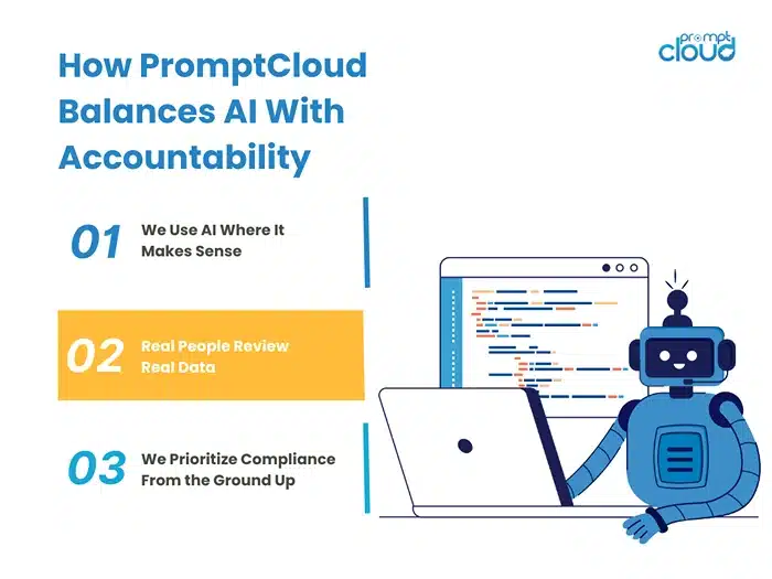 How PromptCloud Balances AI With Accountability