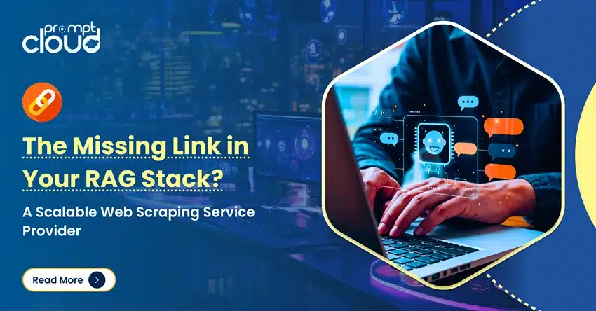 PromptCloud’s web scraping services powering AI and retrieval augmented generation