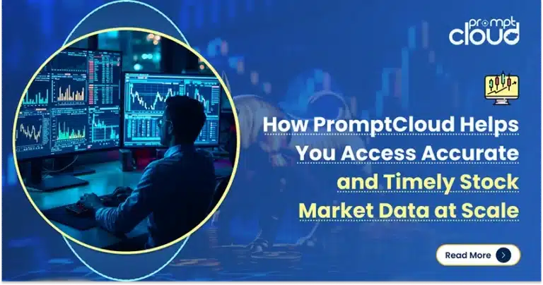 Real-time stock data with PromptCloud