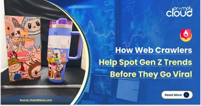 Web crawler tracking Gen Z trends across social platforms
