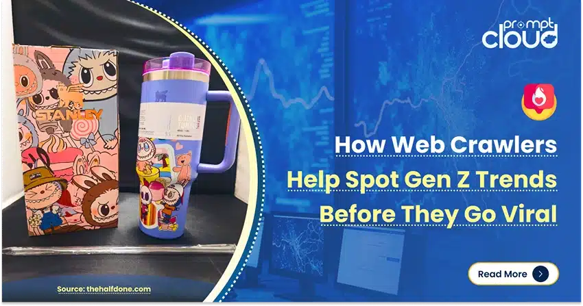 Web crawler tracking Gen Z trends across social platforms