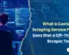 Comparison of scraper tool vs. web scraping service provider
