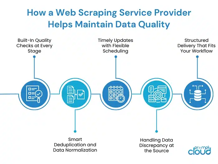 How a Web Scraping Service Provider Helps Maintain Data Quality