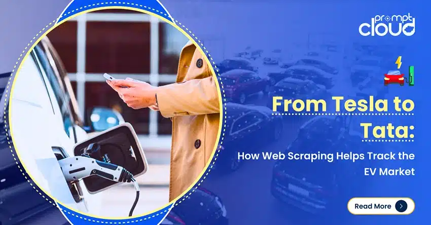 Competitor analysis in the EV market using web scraping service providers