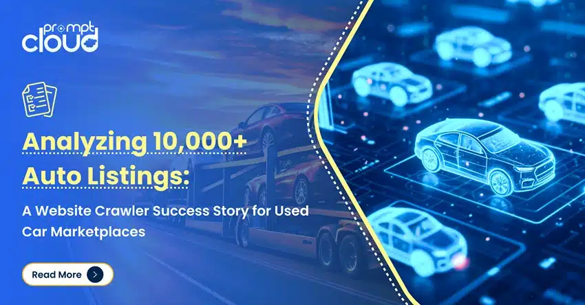 Custom web scraping setup for car marketplaces with 10,000+ listings
