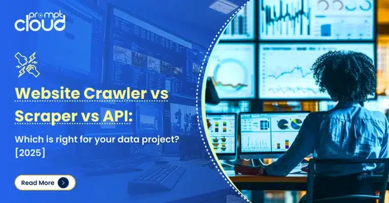 Website Crawler vs Scraper vs API Which is right for your data project 2025