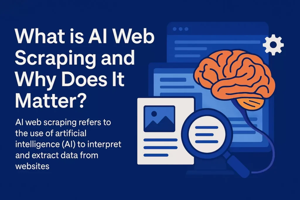 What is ai web scraping